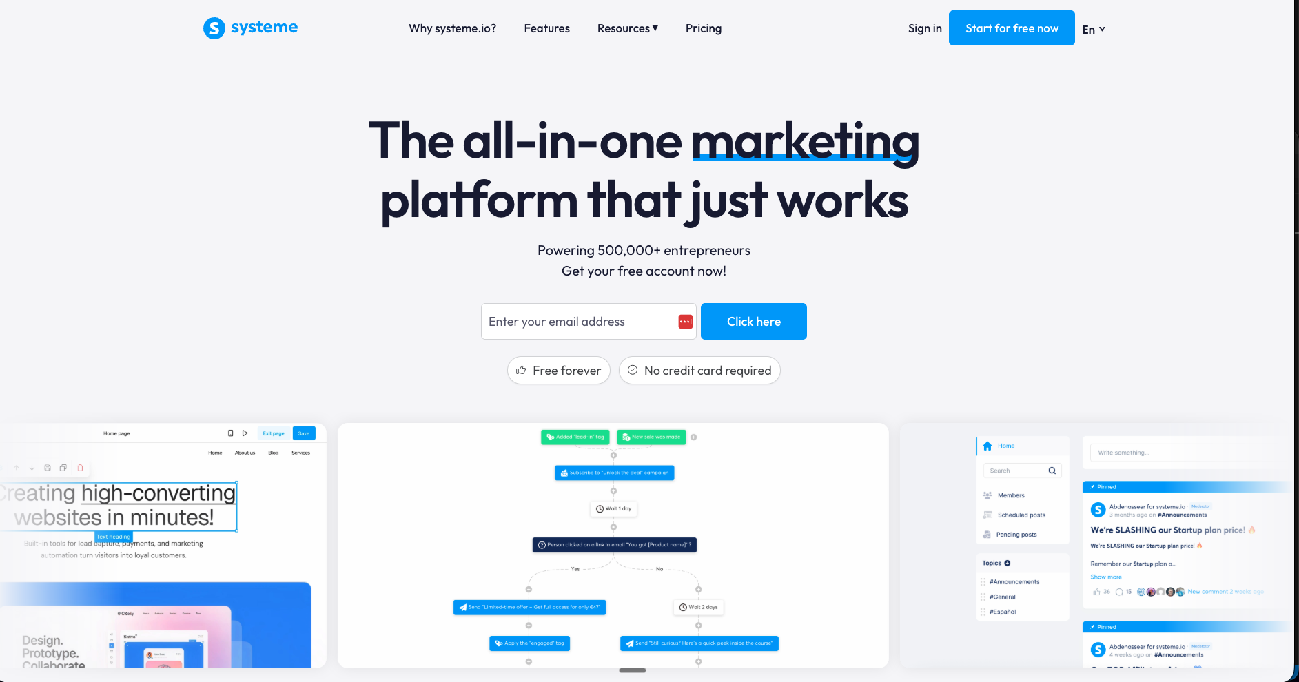 Systeme.io screenshot 1